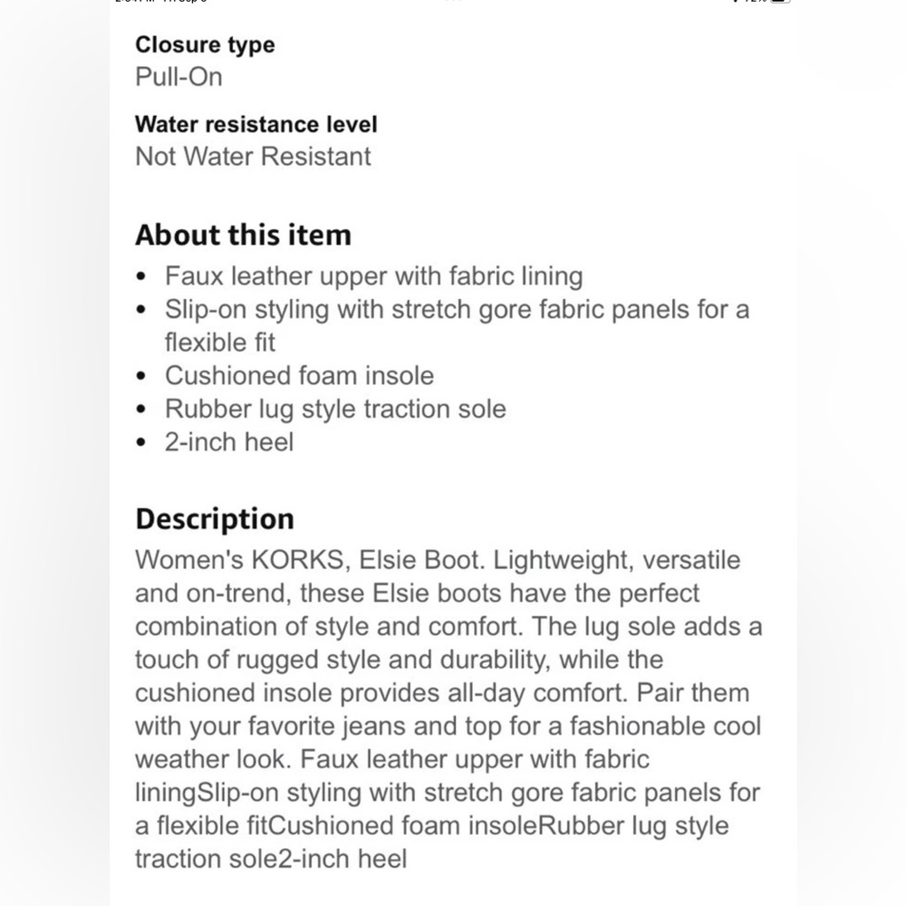 Korks Elsie Black Ankle Booties NWOB - Picture 6 of 8